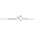 Collana TASAKI in oro bianco K14 0.24CT Diamante Argento Metallico - vista 5