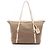 Prada LOGO JACQUARD Canvas Leather Tote Bag Grün