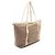 Prada LOGO JACQUARD Canvas Leather Tote Bag Grün - Ansicht 2
