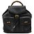 Gucci Lederrucksack Schwarz