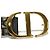 Christian Dior Cinturón Dior 30 Montaigne de algodón Castaño Beige - vista 3