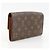 Louis Vuitton Pochette Porte Monnaie Credit Monogram Long Wallet Marrone - vista 3
