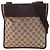 Borsa a Spalla Gucci GG Canvas Marrone Beige