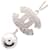 Collana Chanel Coco Mark Argento Metallico  - vista 2