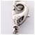 Collana Chanel Coco Mark Argento Metallico  - vista 5