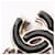 Collana Chanel Coco Mark Argento Metallico  - vista 7