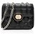 Mini borsa a tracolla Deco in pelle di vitello Gucci Nero