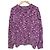 Autre Marque SLOANE 3G Tenjiku Moku Slub Strickpullover Lila
