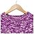 Autre Marque SLOANE 3G Tenjiku Moku Slub Strickpullover Lila - Ansicht 3