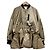 Autre Marque EZUMi Peplum Kapok MA-1 Jacket Beige