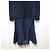 Autre Marque ELENDEEK Sweat Combo Maxi Kleid Blau Marineblau - Ansicht 4