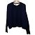 Stella Mc Cartney Stella McCartney Seiden-Woll-Pullover Blau