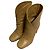Céline Celine Leder-Short-Boots Beige