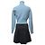 Louis Vuitton Kleid aus Diamant-Strick mit Trompe-l'oeil-Effekt Blau - Ansicht 2