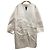 Autre Marque Abrigo sin cuello de lana Beaver Drawer Blanco Crudo