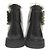 Botas curtas de shearling com fivela de strass Roger Vivier Preto - vista 4