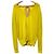Autre Marque Suéter de punto con cuello en V N°21 Amarillo
