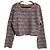 Autre Marque Top de punto de tweed PROPORTION BODY DRESSING Púrpura