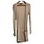 Autre Marque Langer gerippter Strickcardigan FOXEY Pink Beige