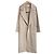 Autre Marque Abrigo semi-evasé de cuello grande STUDIOUS Beige