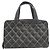 Chanel Wild Stitch Line 18121 Handbag Black Beige