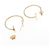 Orecchini a cerchio T Wire Medium di Tiffany & Co. - vista 3