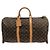 Borsa Boston Louis Vuitton Monogram Keepall 50cm Marrone