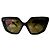 Prada Symbole Gafas de Sol Oversize Acetato Marmolado Negro - vista 2