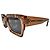 Céline Celine Gafas de sol rectangulares 3 Dots Castaño - vista 4