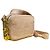 Chanel Borsa a Tracolla Camera in Lino Rosa Cipria - vista 3