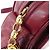 Chanel 03740 Schultertasche aus Bordeaux Lammleder - Ansicht 7