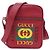 Bolso de hombro de cuero rojo Gucci 523591 0QSAT Roja