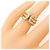 Cartier 2C Large Band Ring Golden - Ansicht 4