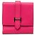 Hermès Bearn Recto Verso Dreifach-Geldbörse Pink
