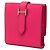 Hermès Bearn Recto Verso Dreifach-Geldbörse Pink - Ansicht 2