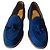 Church's Custom Grade Mocassini con Nappine in Camoscio Blu