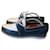 Scarpe stringate bicolore John Lobb Bianco Blu scuro  - vista 1