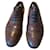 John Lobb Philip II Scarpe stringate in pelle marrone