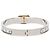 Hermès Hermes Mini Clic Clac PM Chaine d'Ancre Bracciale Argento D'oro - vista 3