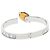 Hermès Hermes Mini Clic Clac PM Chaine d'Ancre Bracciale Argento D'oro - vista 5
