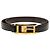 Cartier Tank Reversibler schmaler Gürtel Braun Schwarz Golden