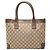 Gucci GG Canvas Handtasche Tote - Beige und Braun
