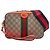 Borsa a Spalla Gucci Ophidia GG Supreme Beige Arancione