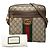 Borsa a tracolla e a spalla Gucci GG Supreme Sherry Line Ophidia Marrone Rosso Verde - vista 7