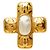 Chanel Coco Mark Vintage Brosche Golden