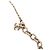 Chanel Coco Mark Gliederkette mit Anhänger Schwarz Silber - Ansicht 5