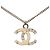 Collana con pendente a catena Chanel Coco Mark Argento