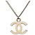 Collana con pendente a catena Chanel Coco Mark Argento - vista 2