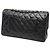 Chanel Coco Mark Matelassé Double Flap Chain Schultertasche Schwarz - Ansicht 2