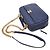 Vanity Borsa a Spalla Chanel Matelassé Coco Mark Chain Blu navy - vista 4
